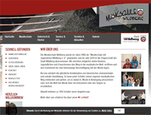 Tablet Screenshot of musikschule-wildberg.de